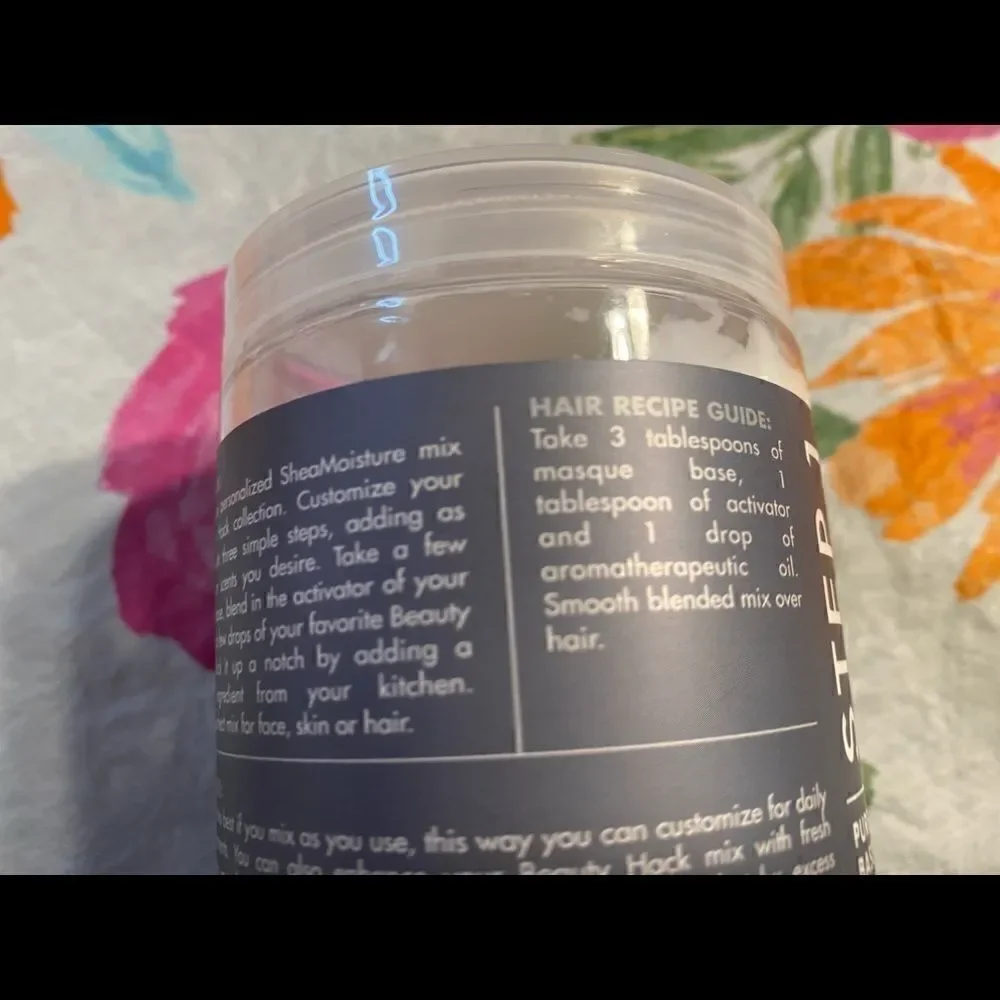🛍Shea Moisture Beauty Hair Masque step1 Pure Base treatment